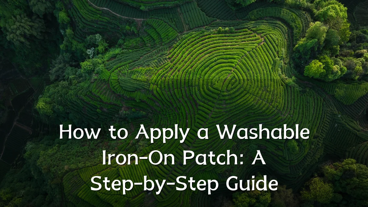 How to Apply a Washable Iron-On Patch: A Step-by-Step Guide