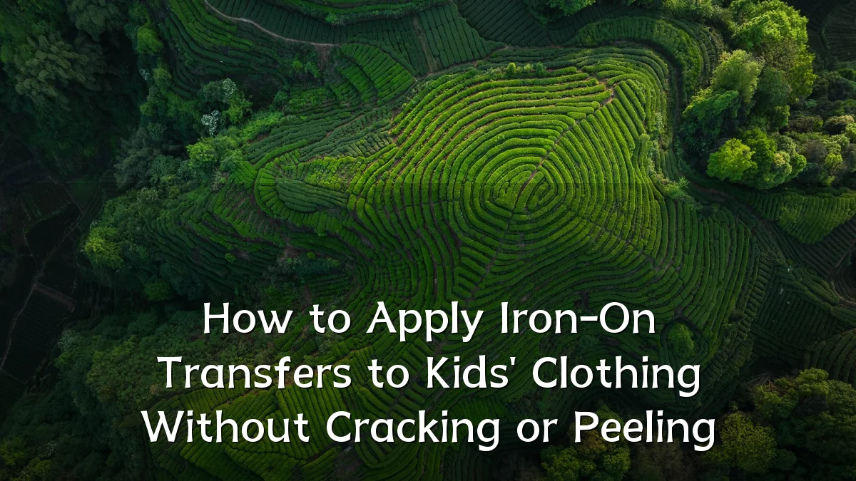 How to Apply Iron-On Transfers to Kids' Clothing Without Cracking or Peeling
