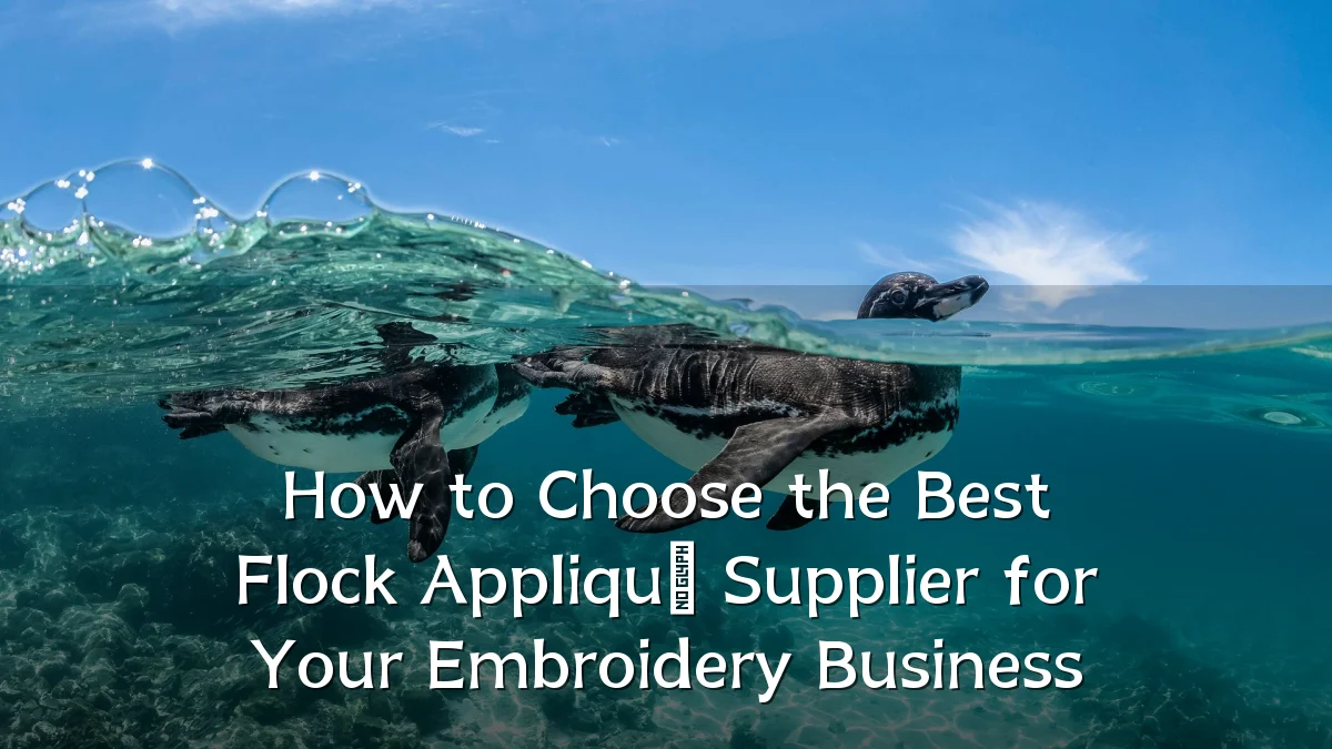 How to Choose the Best Flock Appliqué Supplier for Your Embroidery Business