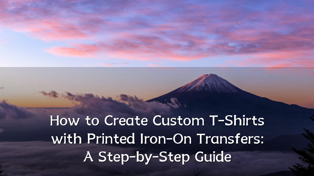 How to Create Custom T-Shirts with Printed Iron-On Transfers: A Step-by-Step Guide
