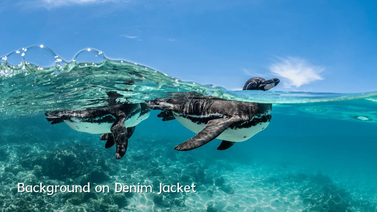 Background on Denim Jacket