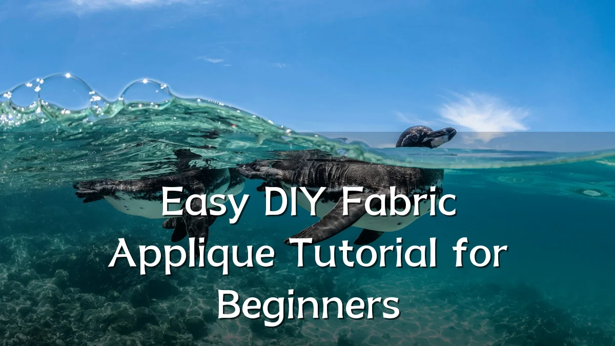 Easy DIY Fabric Applique Tutorial for Beginners