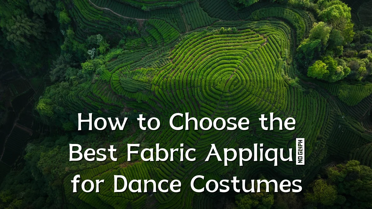 How to Choose the Best Fabric Appliqué for Dance Costumes