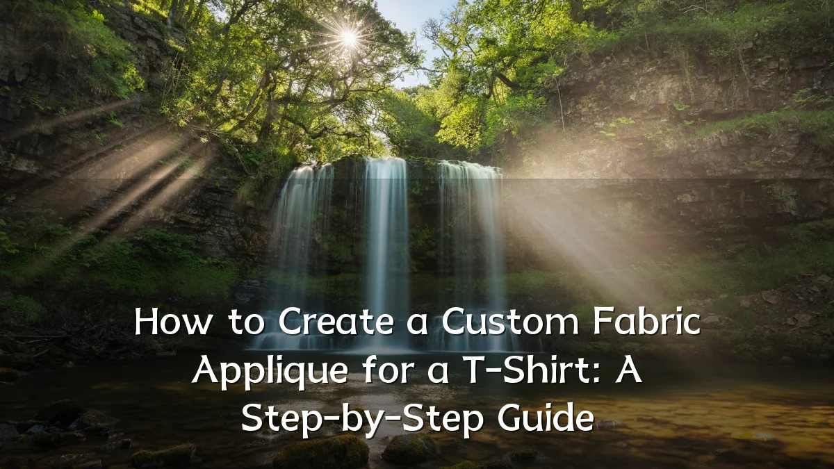 How to Create a Custom Fabric Applique for a T-Shirt: A Step-by-Step Guide