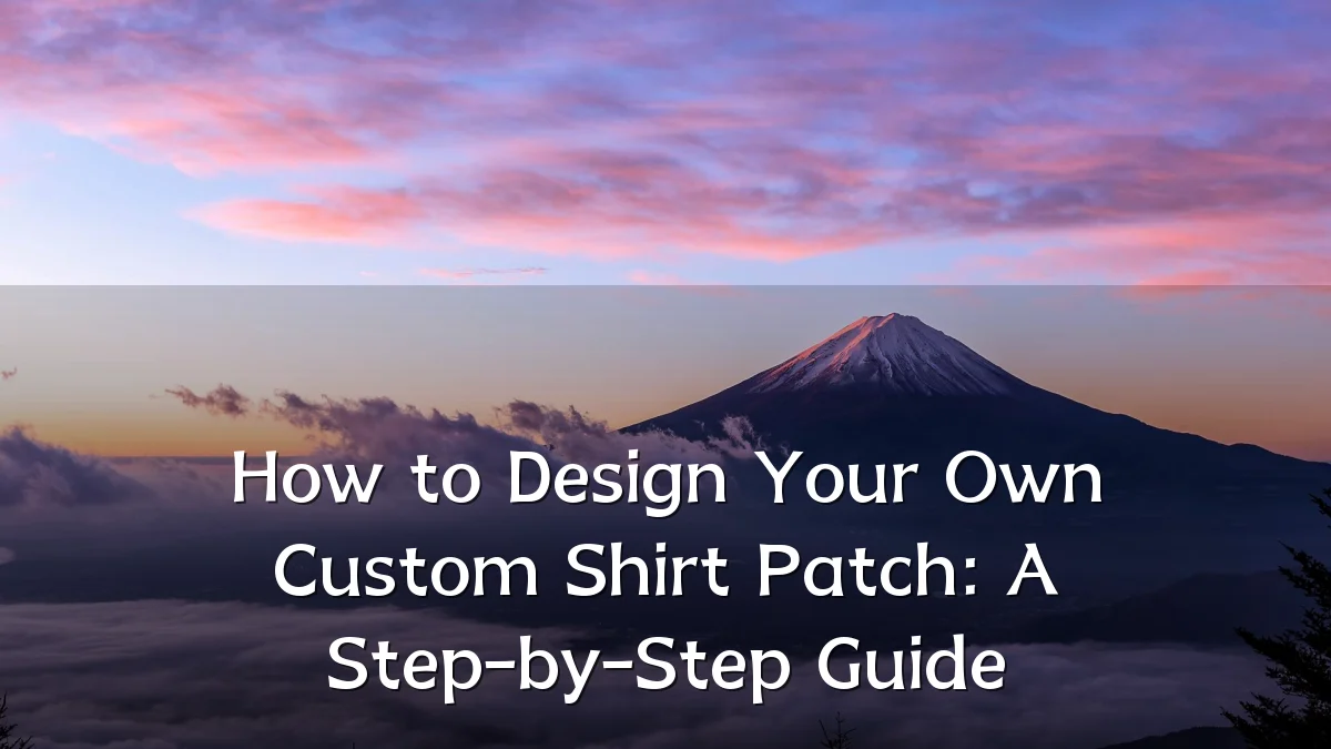 How to Design Your Own Custom Shirt Patch: A Step-by-Step Guide