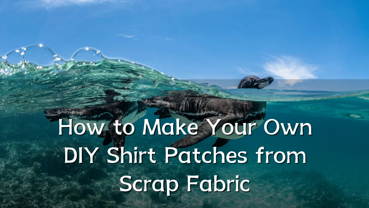 How to Make Your Own DIY Shirt Patches from Scrap Fabric